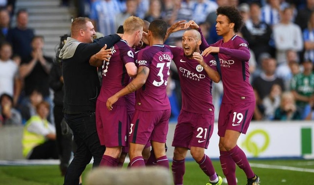 马赛5-1尼斯暂登顶法甲 格林伍德双响奥巴梅扬一射两传